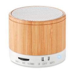 Bluetooth reproduktor bambus