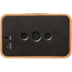 Wooden reproduktor s bezdrátovou nabíjecí podložkou