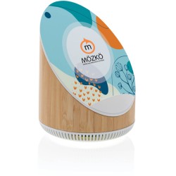 Bambusový reproduktor Ovate 5W s bezdrátovou nabíječkou 15W