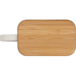 Bluetooth sluchátka v bambusové krabičce