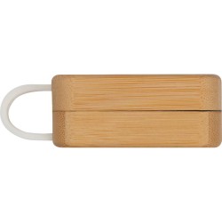 Bluetooth sluchátka v bambusové krabičce