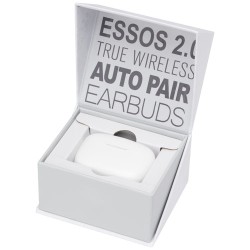 True Wireless sluchátka s automatickým párováním a pouzdrem Essos 2.0