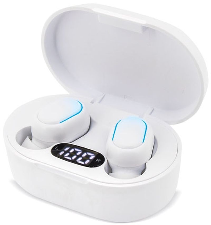 Bezdrátová sluchátka s indikátorem baterie