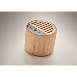 Round lux Bambus. bezdrátový reproduktor
