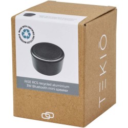 Rise 3W mini Bluetooth reproduktor RCS z recyklovaného hliníku