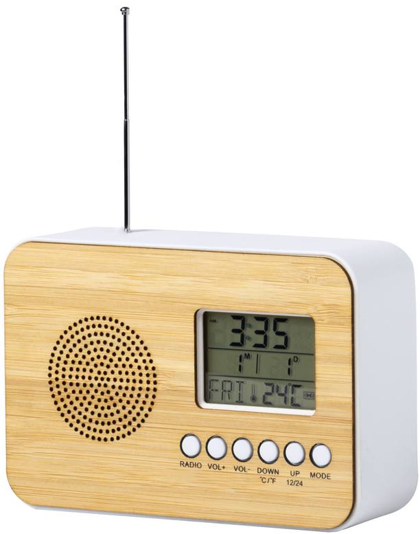 Tulax stolní rádio s hodinami