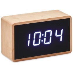 Miri clock Budík v bambusovém krytu