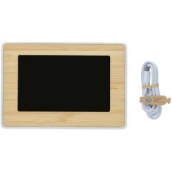 LED meteostanice Utah z RCS rec. plastu a FSC bambusu