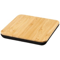 Leaf bezdrátová nabíjecí podložka z bambusu a látky