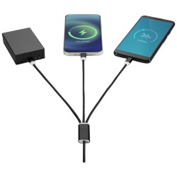 Nabíjecí kabel 5v1 s dvojitým vstupem Versatile