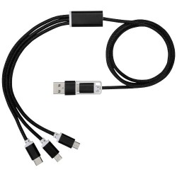 Nabíjecí kabel 5v1 s dvojitým vstupem Versatile