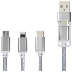 Nabíjecí kabel 5v1 s dvojitým vstupem Versatile