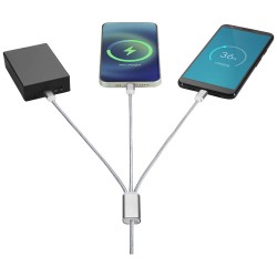 Nabíjecí kabel 5v1 s dvojitým vstupem Versatile