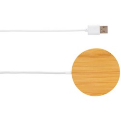 Bambusová magnetická bezdrátová nabíječka 10W