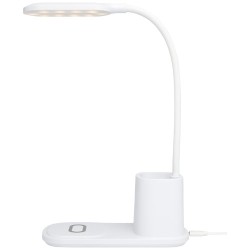 Stolní lampa a organizér s bezdrátovou nabíječkou Bright