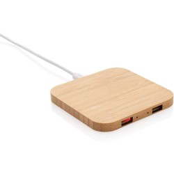 Bezdrátová nabíječka 5W s USB z FSC bambusu