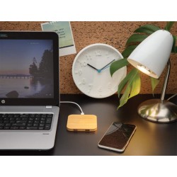 Bezdrátová nabíječka 5W s USB z FSC bambusu