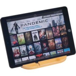 Bambusový stojan na tablet či smartphone