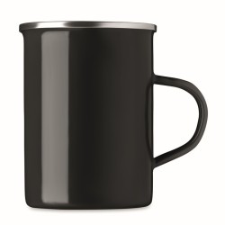 Silver Kovový smaltovaný hrnek