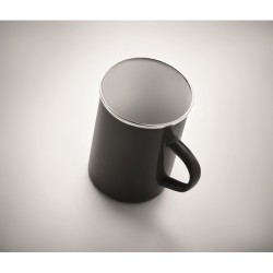 Silver Kovový smaltovaný hrnek