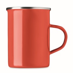 Silver Kovový smaltovaný hrnek
