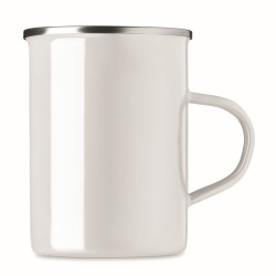 Silver Kovový smaltovaný hrnek