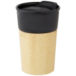 Porcelánový hrnek Pereira 320 ml s bambusovou vnější stěnou