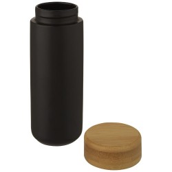 Keramický hrnek Lumi o objemu 300 ml s bambusovým víčkem