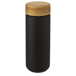 Keramický hrnek Lumi o objemu 300 ml s bambusovým víčkem