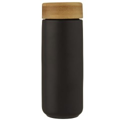 Keramický hrnek Lumi o objemu 300 ml s bambusovým víčkem