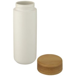 Keramický hrnek Lumi o objemu 300 ml s bambusovým víčkem