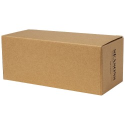 Dvoudílný skleněný šálek s dvojitou stěnou o objemu 100 ml s bambusovým podšálkem Manti