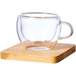 Skleněná sada šálků na espresso Gladen