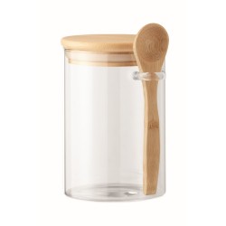 Borospoon Sklenéná dóza se lžičkou