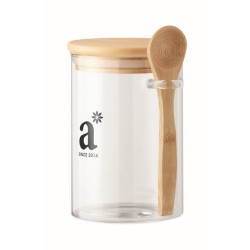 Borospoon Sklenéná dóza se lžičkou