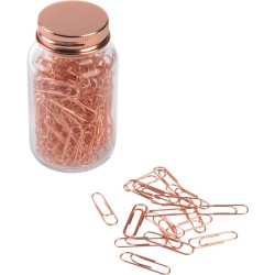COPPER CLIP sponky na papír ve sklenici