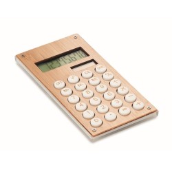 CALCUBAM 8 místná bambusová kalkulačka