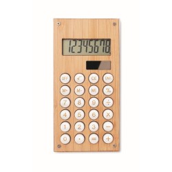 CALCUBAM 8 místná bambusová kalkulačka