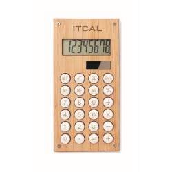 CALCUBAM 8 místná bambusová kalkulačka