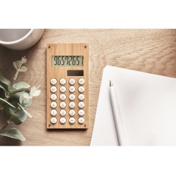 CALCUBAM 8 místná bambusová kalkulačka
