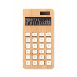 CALCUBIM 12 místná bambusová kalkulačka