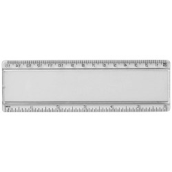 Plastové pravítko Ellison 15 cm s papírovou vložkou