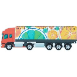 Trucker 15 15 cm pravítko, kamion