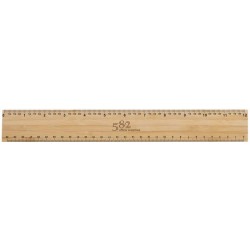 Oboustranné bambusové pravítko Timberson 30cm