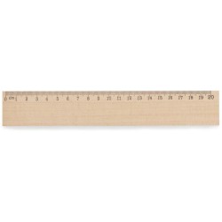 Dřevěné pravítko 20 cm DALJO