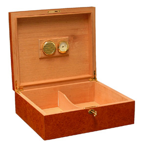 Humidor z hnědého dřeva XL