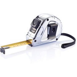 Chromovaný svinovací metr - 3 m/16 mm