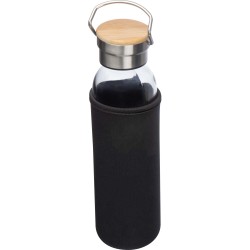 Skleněná láhev s neoprenovým obalem, 600ml