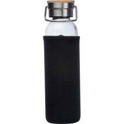 Skleněná láhev s neoprenovým obalem, 600ml
