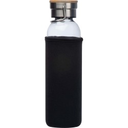 Skleněná láhev s neoprenovým obalem, 600ml
